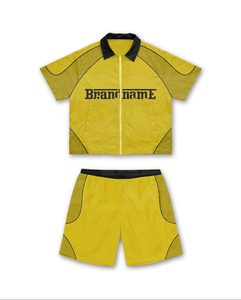 Conjunto de Chaqueta y Pantalón Corto Deportivo Cortavientos de Poliéster/Nylon de Alto Gramaje para Hombre, Producto en Tendencia 2026 - Product Image 5