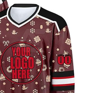 Jersey de Hockey Sublimado de Alta Calidad, Ropa de Entrenamiento Personalizada para Equipos, Ropa Deportiva Transpirable y Duradera - Product Image 2