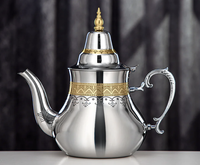 Nouvelle Arrivée - Théière et Couvercle de Bouilloire en Acier Inoxydable Plaqué Or, Écologique et Durable, Style Zen Asiatique, Compatible Lave-Vaisselle, Qualité Alimentaire, Vente Chaude