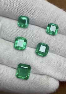 Esmeralda Natural de Zambia de Primera Calidad, Verde Intenso, Piedra Preciosa Suelta para Joyería, Suministro al por Mayor - Product Image 4