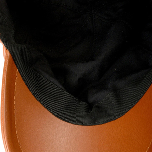 2026 Wholesale Rate New Trendy Breathable Comfortable Daily Wear <b>Waterproof</b> Durable Premium Quality Leather <b>Caps</b> - Product Image 4
