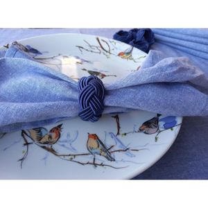 Juego de Anillos para Servilletas de Tela con Diseño de Nudos Artesanales, Accesorio Decorativo Hecho a Mano para Bodas, Eventos y Hostelería - Product Image 6