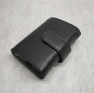 Leather Card Holders Metal Popup <b>RFID</b> <b>Wallets</b> Coin Zipper Purse Button Loop Hasp Closure Wholesale Supplier Price Traveling Mens - Product Image 5