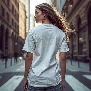 Comfort Blank T Shirt Soft Cotton Plain Basic Tee for Men Women with OEM ODM Customization - Product Image 5