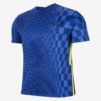 Camisetas de fútbol personalizadas de alta calidad con logotipo, nuevo diseño, hechas 100% de poliéster, ligeras, a precio de mayoreo.