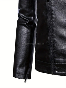 Nouveauté Veste en cuir pour hommes, tenue décontractée, design personnalisé et à la mode au meilleur prix, meilleure vente, veste de vêtements pour hommes - Product Image 6