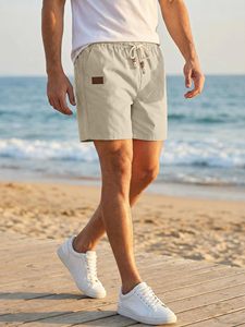 Mens Casual Drawcord Breathable Lightweight Packable Travel Shorts-Solid Digital Printing OEM Service - Product Image 5