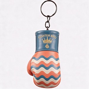 Custom <b>Mini</b> Boxing Glove Keychain Sports Souvenir Martial Arts Gym <b>Bag</b> Charm Fighting Club Promotional <b>Gift</b> Personalized Pendant - Product Image 1