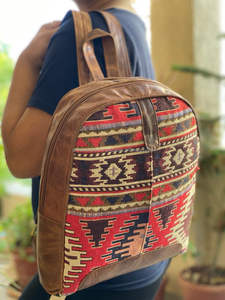 Fabriqué à la main Jacquard Sac À Dos Boho Sac À Dos Élégant Sac À Dos École Sac À Dos - Product Image 5