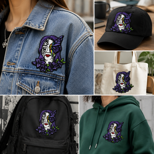 Écussons brodés sans minimum de commande pour vêtements, ronds, thermocollants ou à coudre, motifs de logos tendance, vente en gros directe usine - Product Image 4