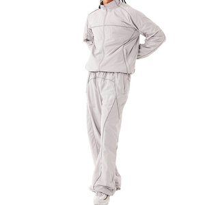Ensemble de survêtement 2-en-1 personnalisé pour homme, 100 % coton épais, couleur unie, séchage rapide, respirant, coupe-vent, vêtements de sport décontractés d'hiver, OEM - Product Image 1