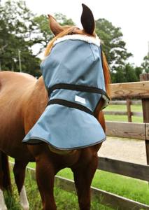 Máscara de Protección Facial Completa para Caballos con 90% de Protección UV, Cubre Orejas y Nariz, Ligera, de Malla de Poliéster, Protección Solar, Minarat OEM/ODM al por Mayor - Product Image 5