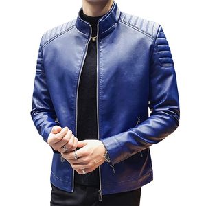 Veste en cuir véritable pour homme, style motard, fermeture éclair, coupe slim, avec poches zippées, logo personnalisé OEM, vêtements d'extérieur pour l'hiver - Product Image 1
