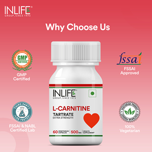 Cápsulas de L-Carnitina L-Tartrato 1000mg 60 Unidades Fórmula de Aminoácidos para el Metabolismo Energético y el Rendimiento Deportivo - Product Image 4