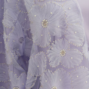 NEW Luxury Dubai Abaya 3D Lace Floral Embroidery <b>Dress</b> Robe Matching Hjiab Pearl Beaded <b>Cardigan</b> Muslim Women Modest <b>Dresses</b> - Product Image 5