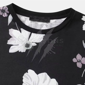 T-shirt tricoté à transfert thermique pour hommes, personnalisable, service OEM, haute qualité, séchage rapide, respirant, 100 % polyester - Product Image 2