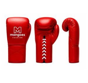 Guantes de Boxeo Unisex Ajustables con Cordones Personalizados, de Cuero Genuino, para Entrenamiento, Sparring y Combate, Calidad Profesional de Fábrica OEM ODM - Product Image 1