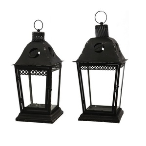 Lanterne à bougie en verre et métal de style moderne tendance, de qualité supérieure, faite à la main, décorative, taille et forme personnalisées - Product Image 1