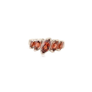 Luxury Wholesale 925 Sterling Silver Genuine Garnet Gemstone Marquise-cut <b>Statement</b> <b>Ring</b> Fine Handmade Jewelry <b>for</b> <b>Women</b> - Product Image 3