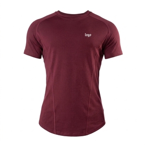 T-shirt basique à col rond pour homme, couleur unie douce, personnalisable avec logo sérigraphié, décontracté, à manches courtes, style streetwear, vente en gros - Product Image 3