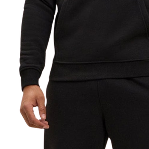 Conjunto Deportivo Informal para Hombre, Sudadera con Capucha Negra y Pantalones Rectos, Ropa Deportiva para Gimnasio, Ropa Deportiva de Invierno, Ropa Deportiva Urbana - Product Image 4