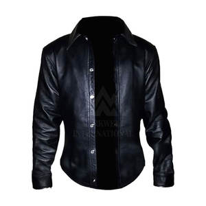 Chemises en cuir pour hommes, nouveau design, meilleure qualité, vente chaude, prix de gros, faible MOQ, best-seller, fabriqué au Pakistan - Product Image 2