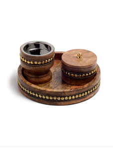 FAIZA CRAFT Brûleur d'encens indien artisanal en bois d'acacia et de santal de haute qualité, brûleur de Bakhoor, couleur personnalisée - Product Image 2