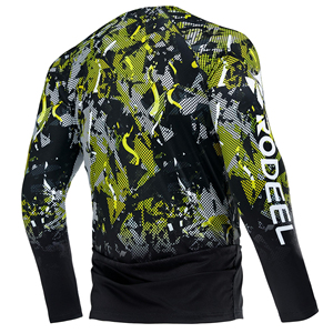 Camiseta de compresión para mujer, ajustada, elástica, para entrenamiento, de alto rendimiento, manga larga, para gimnasio, precio económico, OEM, personalizada - Product Image 2