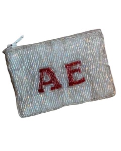 Handmade UGH Beaded Cotton Sports Style Coin Purse Fun Stylish Mini Pouch Coins Cards Essentials Perfect <b>Gift</b> Women Unique <b>Small</b> - Product Image 1