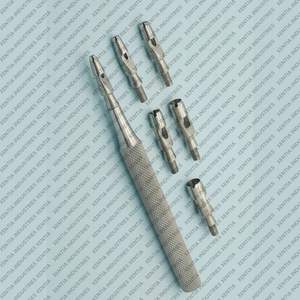 Kit de biopsie cutanée OR Grade Keyes, poinçons tissulaires 2mm-7mm, manuel, en acier inoxydable, instrument chirurgical dermatologique et cutané CE - Product Image 3