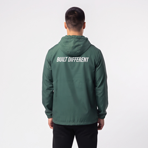 Wholesale Printed <b>Windbreaker</b> Jackets Men's 100% Nylon Lightweight Rain Jacket Men Hiking <b>Camping</b> Waterproof Zipper Hoodie - Product Image 4