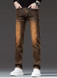 Jeans en denim pour homme TRIBON SPORTS de qualité supérieure, écologiques, streetwear, déchirés, légers, décontractés, en coton extensible, pour tous les jours - Product Image 3