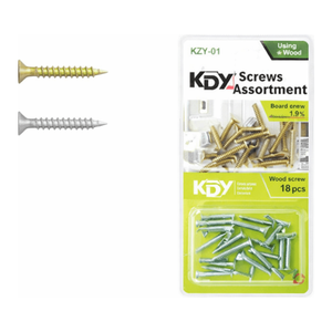 KD Nail and <b>Screw</b> Assortment <b>Set</b> for Wood Concrete Wall-Mounting Work - Product Image 1