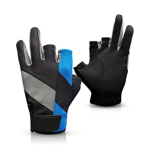 Gants de pêche à la mouche personnalisés en gros, sans doigts, protection solaire UV50+, pour hommes et femmes, respirants - Product Image 2