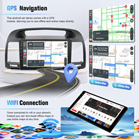 Lecteur de voiture Offre Spéciale Amplificateur audio Système Android CarPlay BT Navigation Caméra de recul Stéréo pour Toyota Camry