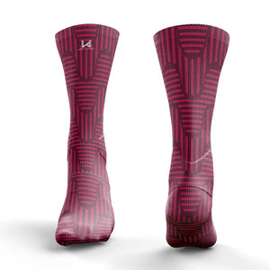 Custom Solid Knitted Printed High Grip <b>Breathable</b> Youth Yoga Basketball Sports <b>Socks</b> High Knee 100%Cotton Anti Slip Casual <b>Socks</b> - Product Image 4