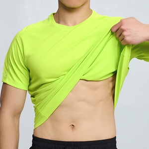 เสื้อคอ50% คอกลมผ้าโพลีเอสเตอร์ผสมเสื้อยืดผู้ชายแขนสั้นไตร25% ผ้าฝ้ายผสมพิมพ์ลายตามสั่ง - Product Image 3