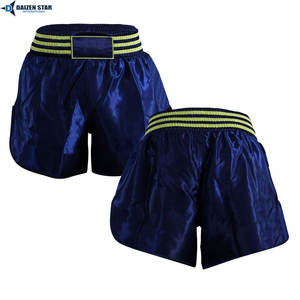 Pantalones Cortos Deportivos Profesionales de Cintura Alta para Entrenamiento de MMA para Hombre - Diseño Vintage, Parte Delantera Sólida, Transpirables, Ecológicos, de Secado Rápido y Ligeros - Product Image 3