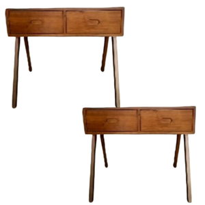 Modern Furniture Coffee <b>Tables</b> Size 80X60X75 Made of Solid Teak <b>Wood</b> Has 2 Drawers and Is Sold at an Economical Price - Product Image 3