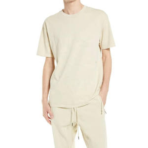 Premium Quality Summer Fashion Men's Long Sleeve T-<b>Shirt</b> Stand Collar Color <b>Patchwork</b> High Street Style 100% Cotton Eco-Friendly - Product Image 4