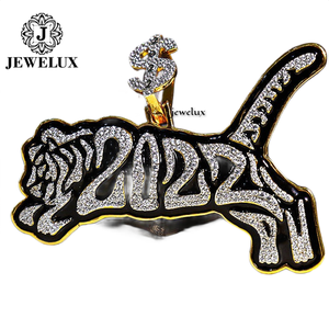 จี้รูปสัตว์ JEWELUX เงินแท้ 925 ประดับคริสตัลสไตล์ฮิปฮอป เหมาะสำหรับทุกเพศทุกวัย สวมใส่ได้ทุกวัน ผลิตจากอินเดีย - Product Image 3