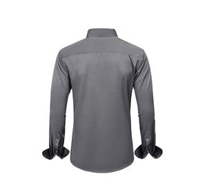 Chemises respirantes pour hommes 100% Chemise de sublimation confortable pour hommes Chemise imprimée personnalisée bon marché pour les hommes de sport - Product Image 3