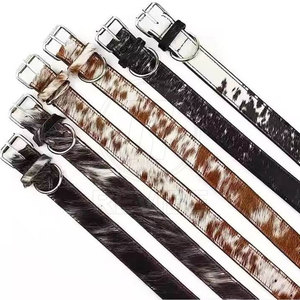 Cinturones de Cuero con Pelo, Precio al por Mayor, Casuales, de Alta Calidad, Ligeros, Ecológicos, con Hebilla de Acero, Hechos en Pakistán - Product Image 4