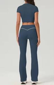 Veste de sport d'hiver chaude pour femme, col montant, fermeture éclair intégrale, tenue décontractée pour la gym, le yoga et les activités sportives - Product Image 4