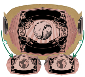 Ceintures de titre personnalisées Premium Wrestling UFC Grappling avec option de logo - Product Image 1