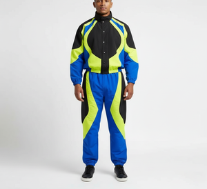 ชุดเซ็ตเสื้อผ้าผู้ชายสองชิ้นแบบกำหนดเอง ชุดกีฬาแจ็คเก็ตกันลม ชุดวอร์ม ชุดแจ็คเก็ตกันลมไนลอนน้ำหนักเบาและกางเกงขายาว - Product Image 3