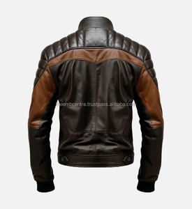 แจ็กเก็ตหนังสำหรับผู้ชายกันลม - Product Image 4