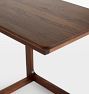 Mesa auxiliar de madera de teca color marrón oscuro para uso en interiores, sala de estar - Product Image 5
