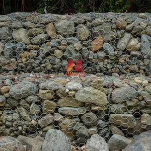 Keranjang Gabion batu sebelum diisi pengiriman cepat untuk perbaikan kemiringan darurat bekerja kotak Gabion tenun - Product Image 1
