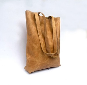 Nuevo Bolso Tote de Cuero Genuino Hecho a Mano con Cierre de Cremallera de Color Sólido, Logotipo Personalizado Impreso, Bolso de Hombro para Mujer LTB-0280 - Product Image 4